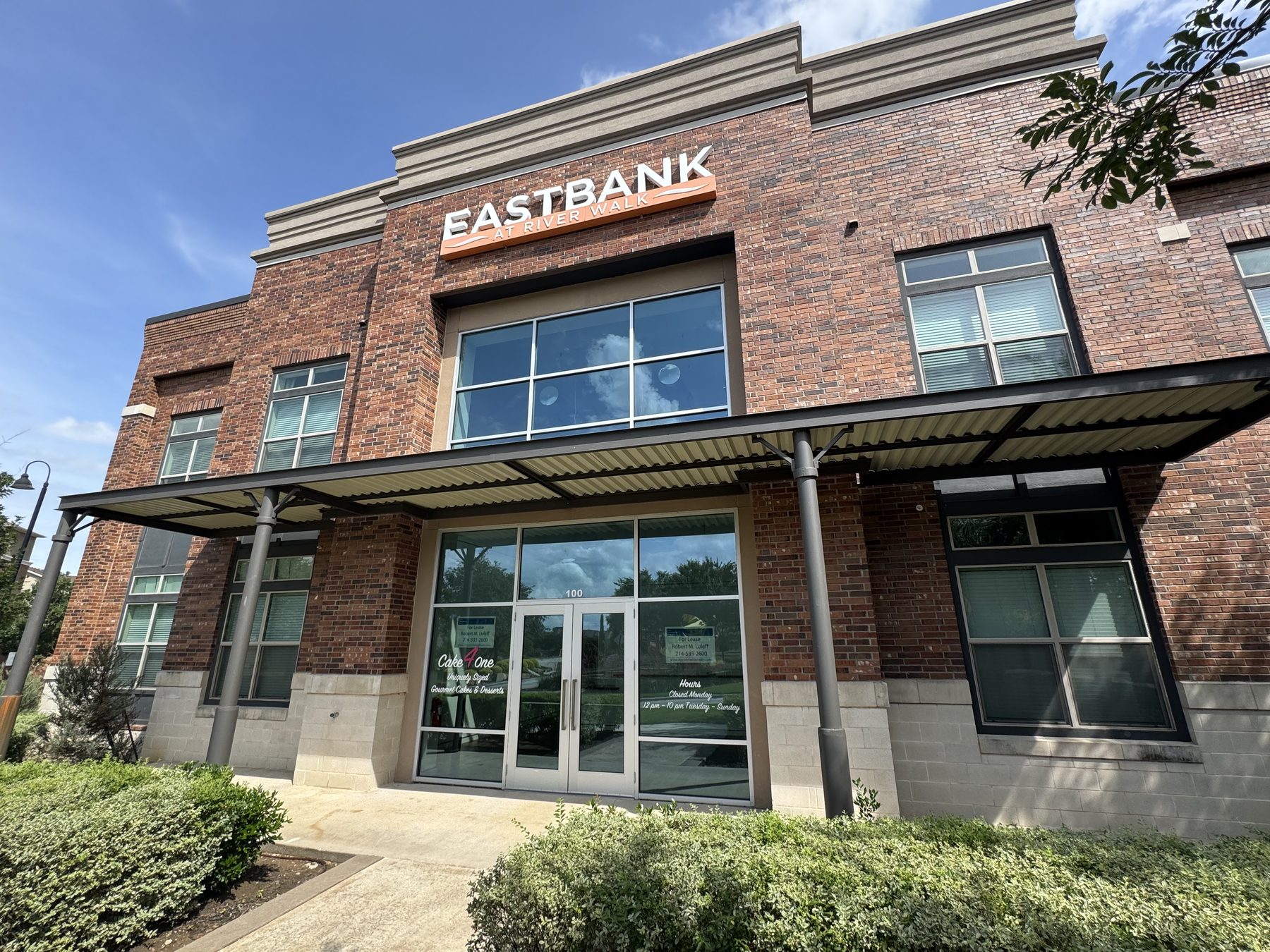 EASTBANK at River Walk — Suite 100 storefront